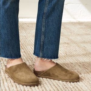 Jenni Kayne Suede Moc Clog Laurel Size 39 Lightly Used